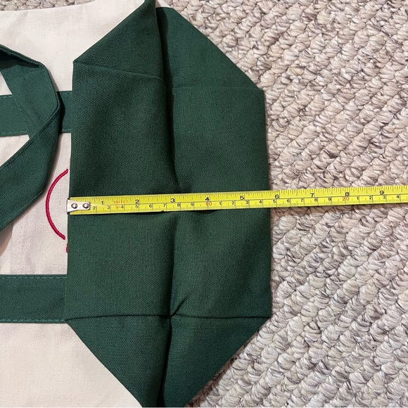 NWT Trader Joe's Mini Canvas Tote Bags SET OF 4 (red, blue, yellow, green) - Picture 10 of 11